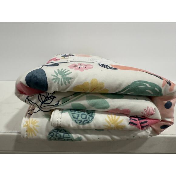 Pottery Barn Kids Sasha’s Garden Standard Sham 20x26 Horses Floral Cotton NWT - Picture 2 of 7